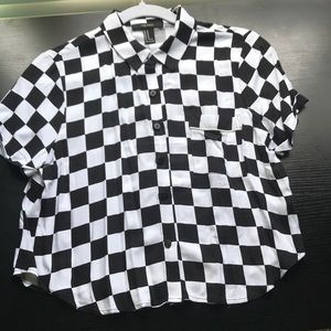 checkerboard top forever21